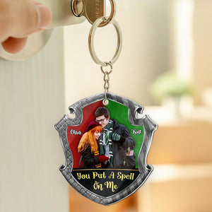 You Put A Spell On Me, Personalized Keychain, Best Gift Photo Couple 08HUDT231223 - Keychains - GoDuckee