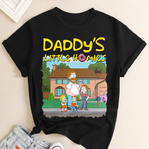 Daddy's Little Homies Shirt - Personalized Gifts For Dad 022toti020425pa - Shirts - GoDuckee