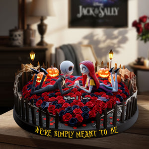 Horror Couple Plaque - Personalized Gifts For Couple 04toti090625 - Shaped Plaques - GoDuckee