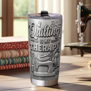 Quilting Tumbler - Personalized Gifts For Quilting Lovers 03ohti160625 - Tumbler Cup - GoDuckee