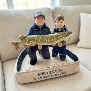 Fishing Memories Pillow - Personalized Custom Photo Gifts For Fishing Lovers 04QHTI111225 - Pillow - GoDuckee