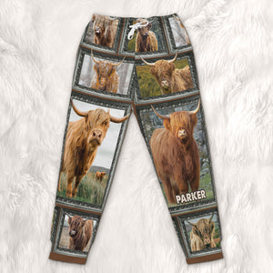 Highland Cow - Personalized Photos Collage Sweatpants 032qhti311224 - Shorts and Pants - GoDuckee
