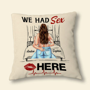 Gift For Couple, Make Love Personalized Square Pillow Gift 05NTDT311222 - Pillow - GoDuckee