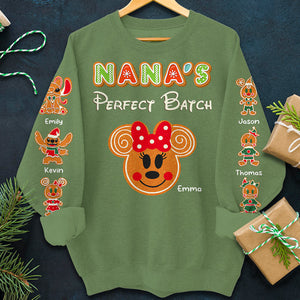 Nana's Perfect Batch, Personalized Family Shirt, 03HTDT031023, Christmas Gift For Family - AOP Products - GoDuckee