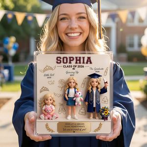 Graduation Milestone Acrylic Plaque - Personalized Custom Photo Gift For Graduation 03TYTI090526 - Shaped Plaques - GoDuckee