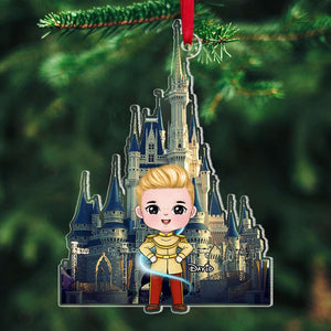 Gift For Kids, Personalized Acrylic Ornament, Prince And Princess Kid Ornament, Christmas Gift 04TOTI131023HA - Ornament - GoDuckee