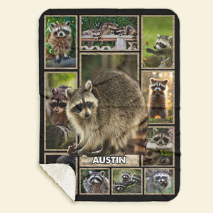 Personalize Gifts For Raccoon Lover Blanket 031qhti030125 - Blanket - GoDuckee