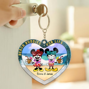 Personalized Gifts For Couple Keychain 01KADC110624 - Keychains - GoDuckee