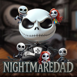 Nightmare Dad Plaque - Personalized Gifts For Dad 03nati120525 - Shaped Plaques - GoDuckee