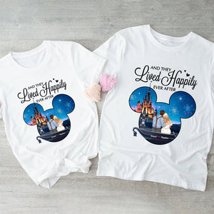 Personalized Couple Shirt And They Lived Happily Ever After, Gift For Couple - Shirts - GoDuckee