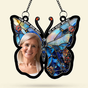Custom Photo Gifts For Memorial Heaven SunCatcher Ornament 04NATI220824 - Ornament - GoDuckee