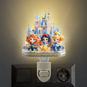 Princess Besties Night Light - Personalized Gifts For Besties 02tgti020625 - Night Lights - GoDuckee