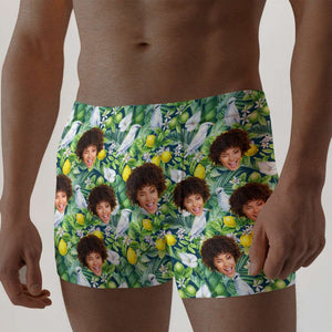 Custom Photo Husband And Wife Boxer 05ACDT190623 Gift For Husband - Boxer Briefs - GoDuckee