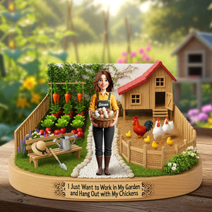 Farm Girl Plaque - Personalized Gifts For Farmers 01nati250625 - Shaped Plaques - GoDuckee