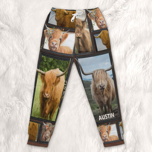 Personalized Gifts For Highland Cow Lover Sweatpants 022qhti311224 - Shorts and Pants - GoDuckee