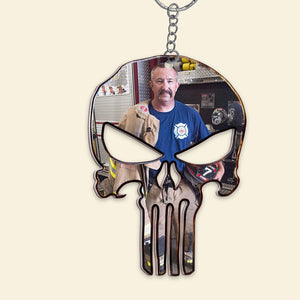 Custom Photo Firefighter Gift, Personalized Keychain Gift 05ACDT230623 - Keychains - GoDuckee