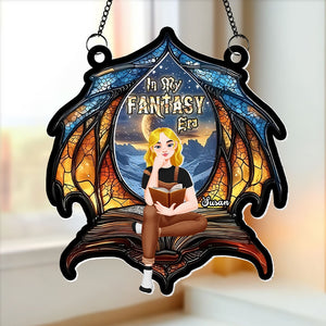 Personalized Gifts For Book Lover Suncatcher Ornament Fantasy Book 014xqti060125pa - Ornament - GoDuckee