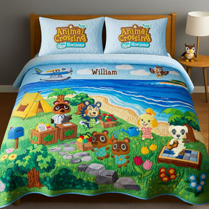 Cute Animal Quilt Bedding Set - Personalized Gifts For Game Lovers 05nati140725 - Blanket - GoDuckee