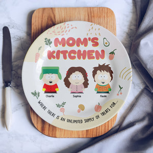 Personalized Gifts For Mom Ceramic Round Plate 04xqti180325hg - Ceramic Round Plate - GoDuckee