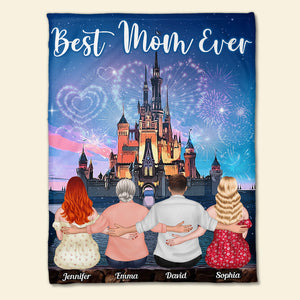 Best Family Ever, Personalized Blanket Gift 03QHDT040323TM - Blanket - GoDuckee