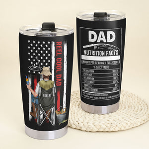 Reel Cool Dad Personalized Tumbler, Gift For Fishing Dad, Father's Day Gift - Tumbler Cup - GoDuckee