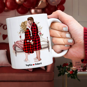 You're By Far My Favorite, Couple Gift, Personalized Mug, Kissing Couple Mug - Coffee Mug - GoDuckee