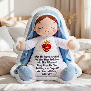 Virgin Maria Pillow - Personalized Gifts For Christian Pillow 02NATI221225 - Pillow - GoDuckee