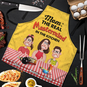 Personalized Gifts For Mom Aprons The Real Mastermind 05ohti180225pa - Aprons - GoDuckee
