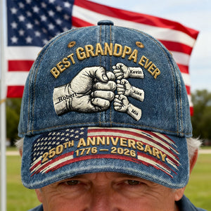 USA 250th Anniversary Classic Cap - Personalized Gifts For Patriots 06nati280226-Homacus