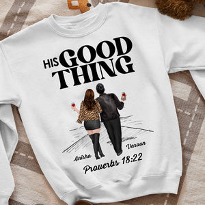 Fine A Good Thing, Couple Drinking Personalized T-shirt Hoodie Sweatshirt - Shirts - GoDuckee