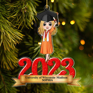 Graduation Personalized Acrylic Ornament, Gift For Friends - Ornament - GoDuckee
