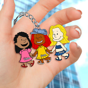 Personalized Gifts For Best Friends Keychain 05acti150125 - Keychains - GoDuckee