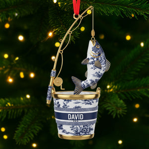 Fishing Christmas Ornament Personalized Gifts for Fishing Lovers 03PGTI161025 - Ornament - GoDuckee