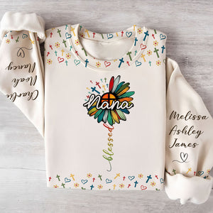 Personalized Gifts For Mom, Grandma Shirt Custom Name Kids 04ACTI050325 - AOP Products - GoDuckee