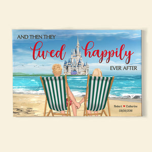 Couple Hand In Hand 07ACDT100623TM Personalized Couple Beach Canvas Poster - Poster & Canvas - GoDuckee