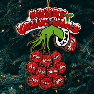 Family Christmas Gifts 02ACDT210923 Personalized Wood Ornament, Gifts For Family - Ornament - GoDuckee