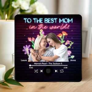 Custom Music & Photo Gifts For Mom Fridge Magnet 04kati050225 - Fridge Magnet - GoDuckee