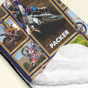 Custom Photo Gifts For Motocross Lover Blanket 021qhti030125 - Blanket - GoDuckee