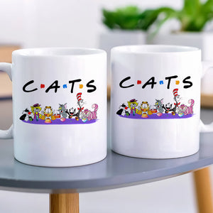 Cartoon Cats Coffee Mug 04ACDT240723 - Coffee Mug - GoDuckee