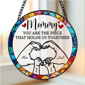 Personalized Gifts For Mom Stained Glass 04xqti210325 - Ornament - GoDuckee