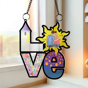 Personalized Gifts For Couple Suncatcher Ornament 07XQDC170624TM - Ornament - GoDuckee