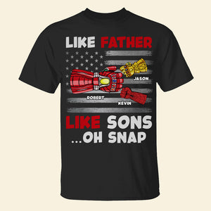 Like Father Like Son, Personalized Shirt 09HUDT230523 - Shirts - GoDuckee