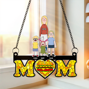 Personalized Gift For Mom Suncatcher, Happy & Loved Mom 01qhhu030325hg - Ornament - GoDuckee