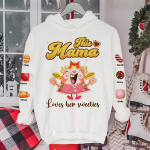 This Mama Love Her Sweeties, Gift For Family, Personalized Shirt, Candy Kids Shirt 05HTTI041023 - AOP Products - GoDuckee