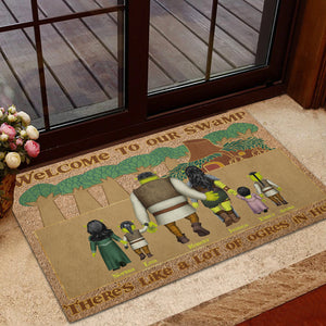 Welcome To Our Swamp 02DNDT120623HH Personalized Family Doormat - Doormat - GoDuckee