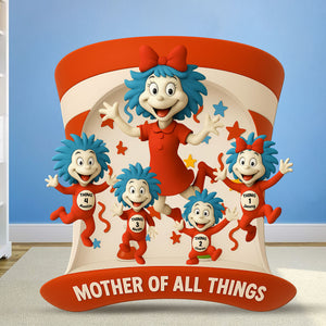 Mother Of All Things Plaque - Personalized Gift For Mom 01TGTI230425 - Shaped Plaques - GoDuckee