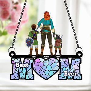Personalized Gifts For Mom Suncatcher Window Hanging Ornament03ohti240424hg Mother's Day - Ornaments - GoDuckee