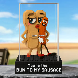 Sausage Couple Plaque - Personalized Gifts For Couple 03ohti200525 - Shaped Plaques - GoDuckee