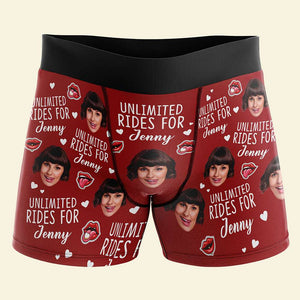 Personalized Gifts For Couple Boxers And Briefs Custom Photo 04XQTI100724 - Boxer Briefs - GoDuckee