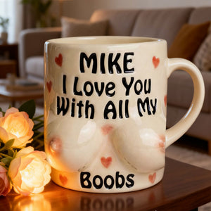 Naughty Boobs Coffee Mug - Personalized Gifts For Couple Coffee Mug 04NATI140125 - Coffee Mug - GoDuckee